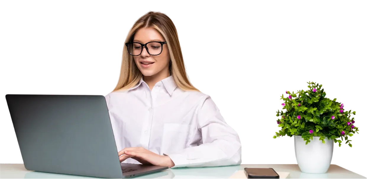 Writer Girl Image